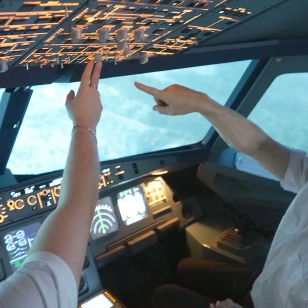 a person driving a car